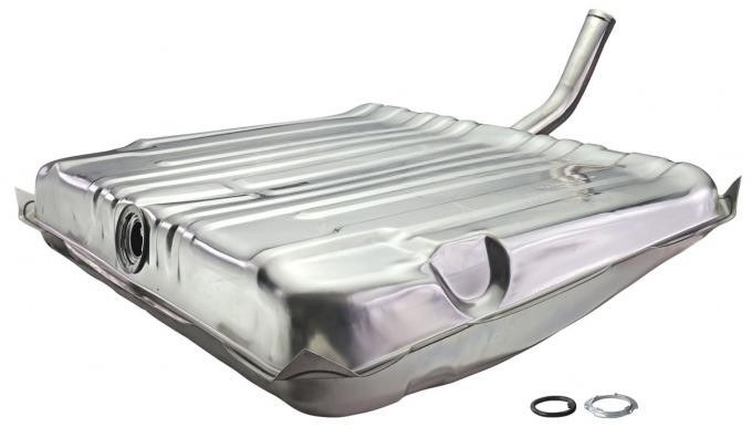 RestoParts Fuel Tank, 20-Gallon, 1964 G.T.L., w/o Vent, w/Neck, Stainless Steel G242178SS