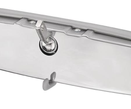RestoParts Mirror, Inside 1968-72 GM "A" Body/Eldo/1969-70 Bonn/Cat/1967-70 Riv/1967-70 Cad, Gray Surround PZ00439GY