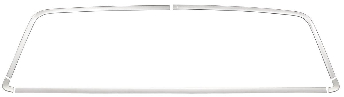RestoParts Molding Set, Rear Window Reveal, 1968-72 El Camino K93686 ...