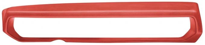 RestoParts Dash Pad, Original Foam Molded-Vinyl Wrapped, 1966-67 Cutlass, Metallic Red C2455MR