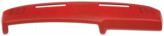 RestoParts Dash Pad, Foam-Vinyl Wrap, 1970-72 Chevelle/El Camino/Monte Carlo, Stereo, Red PD00090RD