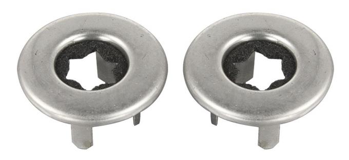 RestoParts Ferrules, Door Lock Knob, 1968-88 GM, Chrome DLN1002