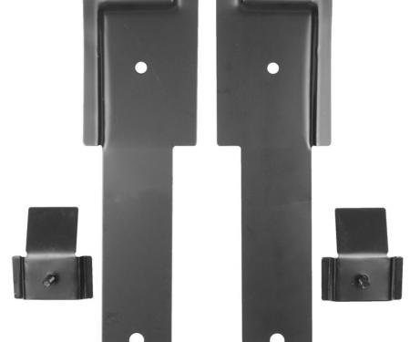 RestoParts Seat Bracket, Bucket, 1966-72 GM A Body, Set C240658