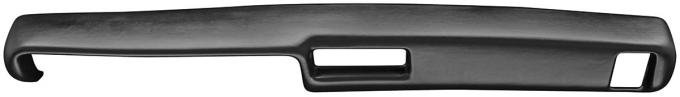 RestoParts Dash Pad, Original Foam Molded-Vinyl Wrapped, 1968-69 Skylark, w/AC, Black SDP6801BK