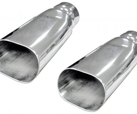 Redline Restomotive® Chevelle/El Camino SS 69-72, Monte Carlo 70-72 Exhaust Chrome Tip (3.0