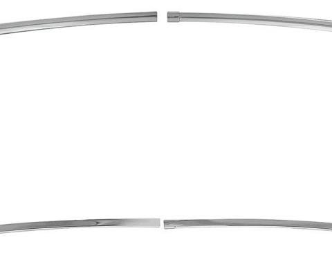 RestoParts Window Reveal Molding Set - 1966-67 GM A-Body REAR Coupe 865922