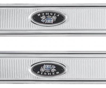RestoParts Step Plates, 1964-67 GM "A" Body, Ribbed Style CHV4150