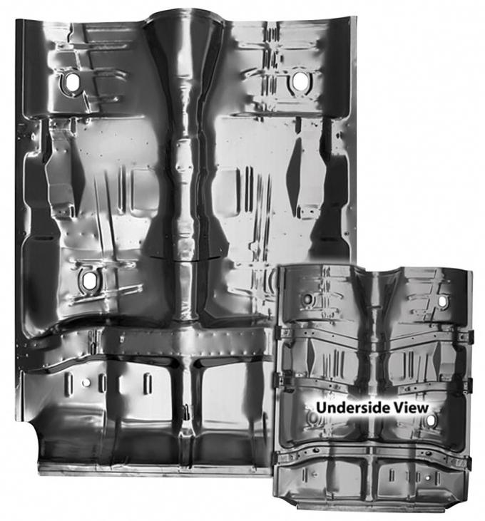 RestoParts Floor Pan, Complete, 1968-69 El Camino, w/o Rockers or Braces CH28708