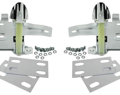 RestoParts Headrest Mount, 1966-67 GM A Body, Bucket, Set C210384