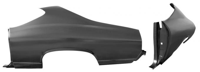 RestoParts Quarter Panel, 68 Chevelle, Coupe, Complete, Left Hand CH26033-LH