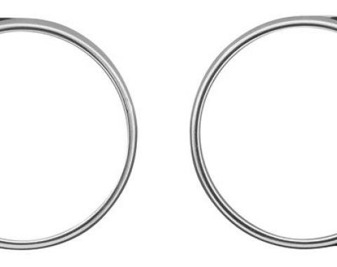 RestoParts Headlamp Bezels, 1966 Chevelle/El Camino, Pair 9566CHB