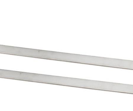 RestoParts Mounting Straps, Fuel Tank, 1968-72 A-Body,1969-70 GP, Stainless, Pair PZ01723