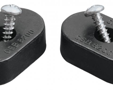 RestoParts Rubber Bumper, Seat Back, 1964-72 GM, Oval OSB8200