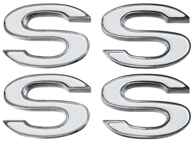 RestoParts Emblem, Fender, 1969-72 Chevelle/El Camino, SS, Set PZ00055-ST