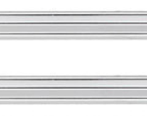 RestoParts Chrome Trim, Rear Panel, 1968 Chevelle Coupe DP00026