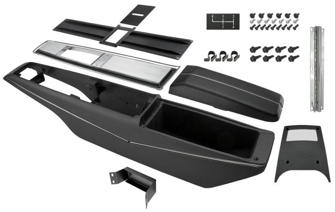 RestoParts Console, KIT, 1968 Chevelle/El Camino, 4 Speed, Unassembled C6872AUNAS