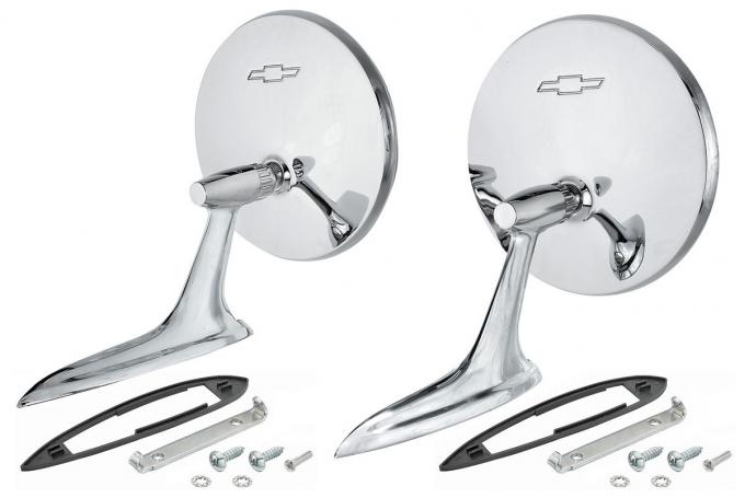 RestoParts Mirror, Outside 1964-65 Chevelle/El Camino Bowtie Pair PPR1103-PR