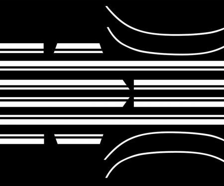 RestoParts Decal, 67 Chevelle, Body Side Stripe, Super Sport, Deluxe, White 3913933