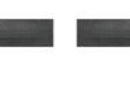 RestoParts Molding, Lower Rear Window, 1978-88 El Camino, Black, Pair L240391-PR