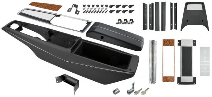 RestoParts Console, KIT, 1971-72 Monte Carlo, Turbo Hydramatic, Unassembled C6872NUNAS