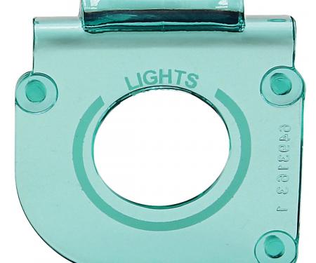 RestoParts Lens, Headlight Switch, 1970 Chevelle/El Camino/Monte, Green CH32159