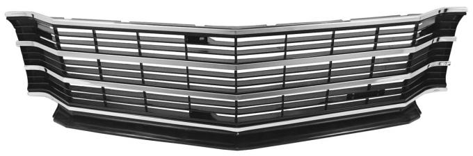 RestoParts Grille, 1972 Malibu/El Camino, w/ Moldings C990216