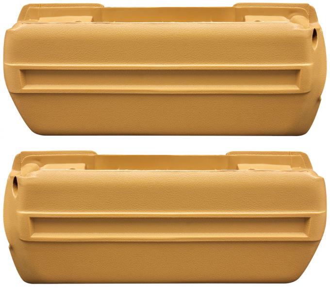 RestoParts Base, Armrest 1968-72 GM "A" Body Front (pair), Light Saddle DP6230LS