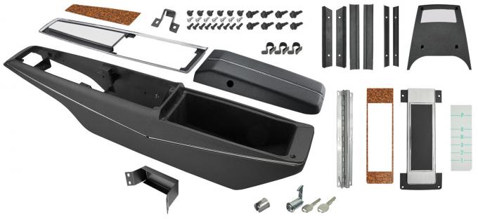 RestoParts Console, KIT, 1970 Monte Carlo, Turbo Hydramatic, Unassembled C6872IUNAS