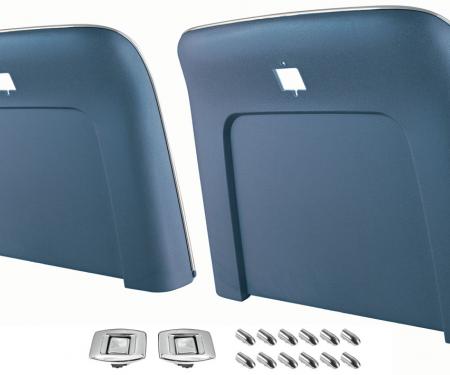 RestoParts Seatback, 1969-72 GM A Body, Bucket, Kit, Dark Blue C982DB