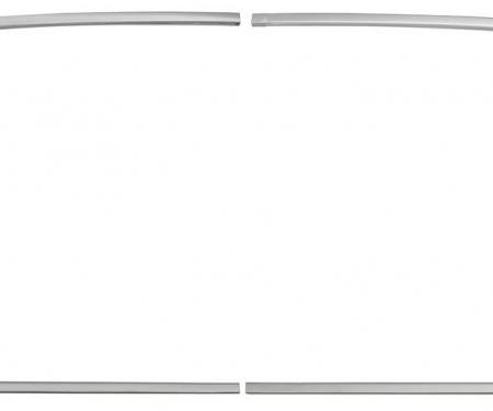 RestoParts Window Reveal Molding Set, Rear, 1968-72 Chevelle & Monte Carlo C990163
