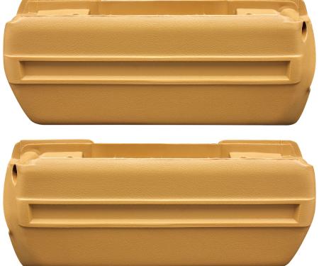 RestoParts Base, Armrest 1968-72 GM "A" Body Front (pair), Light Saddle DP6230LS