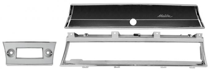 RestoParts Dash Chrome Kit, 1966 Malibu & El Camino CH2236