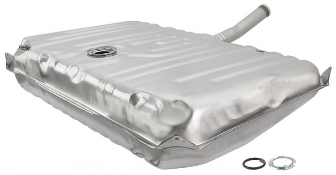 RestoParts Fuel Tank, 17-Gallon, 1968-69 Chevelle, w/o EEC, w/2 Vents, w/Neck, Stainless Steel CH28906SS