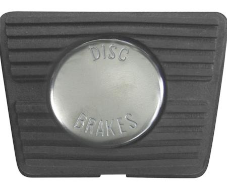 RestoParts Pad, Pedal, 1967-72 GM "A" Body, Brake, 4 Speed, Disc ADPP751