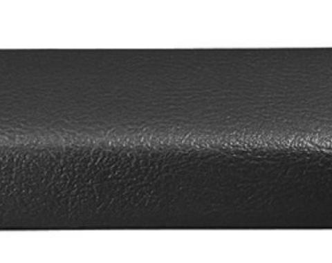 RestoParts Pad, Armrest (front, Interior) 1968-72 "A" Body, Catalina, RH, Black ARP0009BK