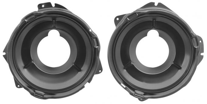 RestoParts Bucket, Headlight, 1971-72 Chevelle/El Camino/1970-72 Monte Carlo, Pair CH28198-PR