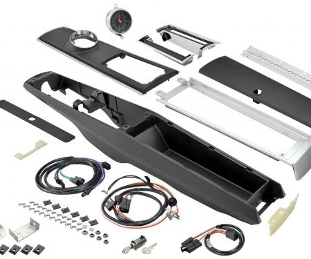RestoParts Console, Kit, 1966 Chevelle/El Camino, Auto, With Wiring & Clock CKW66AT