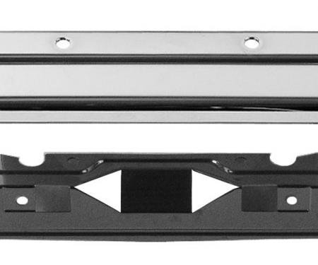 RestoParts Bracket Set, Rear License Plate, 1964-65 Chevelle, Chrome CH26236