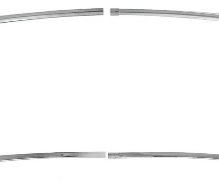 RestoParts Window Reveal Molding Set - 1966-67 GM A-Body REAR Coupe 865922