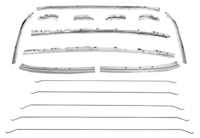 RestoParts Brace Kit, Inner Roof, 1968-72 Chevelle Coupe CH28131