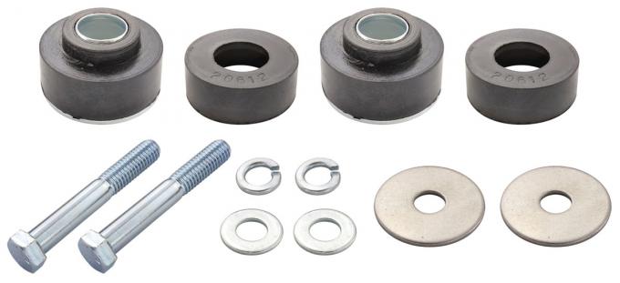 RestoParts Bushing Kit, Body, 1968-72 GM A Body, 4 Bushing Supplement, w/Hardware SB519K