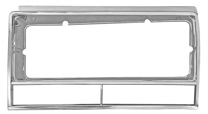 RestoParts Headlamp Bezels, 1982-88 El Camino/1982-83 Malibu, Left Hand KR20073-LH