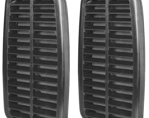 RestoParts Louver, Door Jamb Vent, 1970-72 A-Body/1969-72 Grand Prix, Pair PP00217-PR