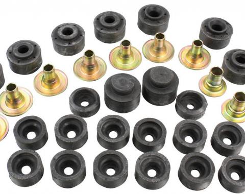 RestoParts Bushing Kit, Body, 1973-77 GM A Body, 28 Bushings G240628