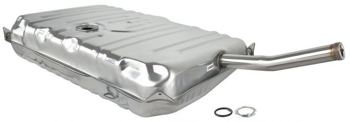 RestoParts Fuel Tank, 17-Gallon, 1968-72 El Camino, w/o Vents, w/Neck, Stainless Steel CH28909SS