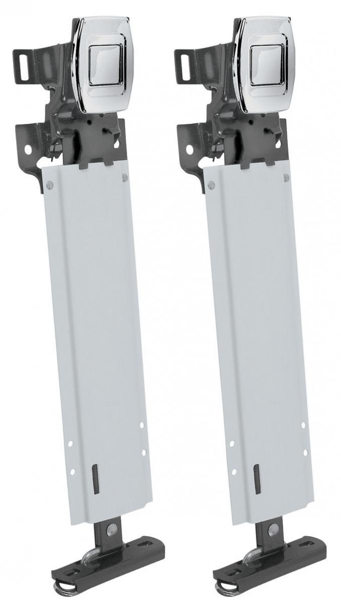 RestoParts Seatback Lock, 1969-72 GM A Body, Bucket, Pair CH27791-PR
