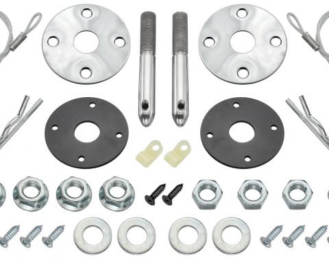 RestoParts Hood Pin Kit, 1970-72 Chevelle/El Camino, SS HPK100