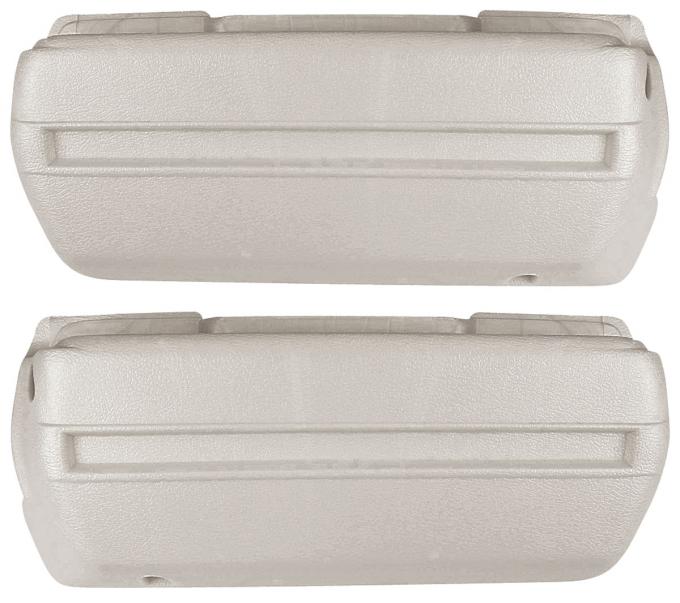 RestoParts Base, Armrest 1968-72 GM "A" Body Front (pair), White DP6230WH