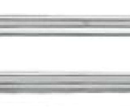 RestoParts Chrome Trim, Lower Door Panel, 1964-66 CH/EC/GTO/1971-72 MC, Front DP00022