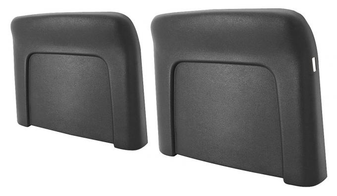 RestoParts Seatback, 1967-68 GM A Body/1969-72 GM Full Size, Bucket, Pair, Black CHV1001BK